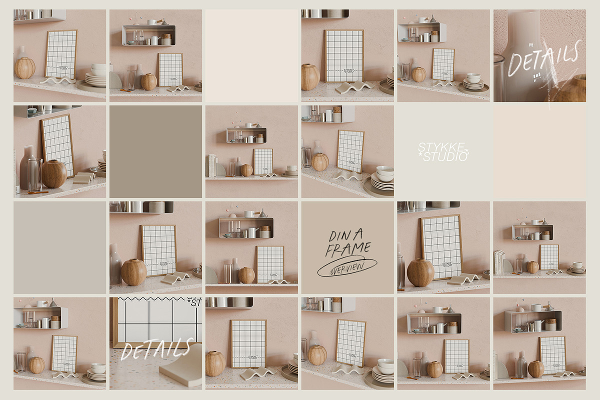 THE BLUSH KITCHEN | Frame Mockup, a Household Mockup by Stykke Studio (Photo 5 of 8)
