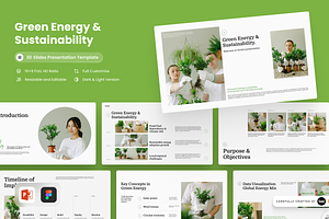Verda-Green Energy & Sustainability, a Presentation Template by SLAB! Design