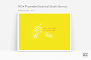 100+ Botanical Procreate Brush Stamp, a Brush Add-On by CC CREATIVE CO (Thumbnail 12 of 16)