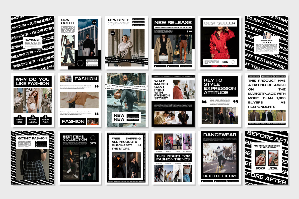 Fashion White Template, a Social Media Template by Kalubuak (Photo 5 of 10)
