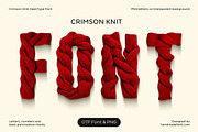 Crimson Knit Font, a Sans Serif Font by Handmadefont (Thumbnail 1 of 10)