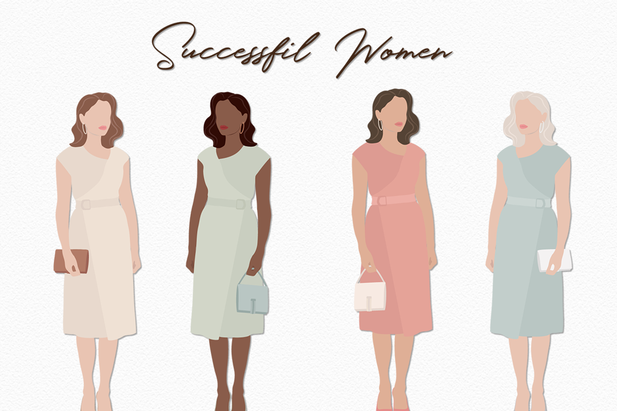 Successful Women Part2 Illustrations, a Person Illustration by Irena Art (Photo 6 of 11)