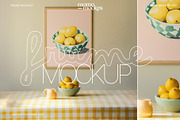 Frame Mockup PSD Interior Kitchen, a Mockup by momomockps (Thumbnail 2 of 8)