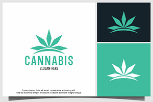 cannabis logo design, a Branding & Logo Template by ebinta99