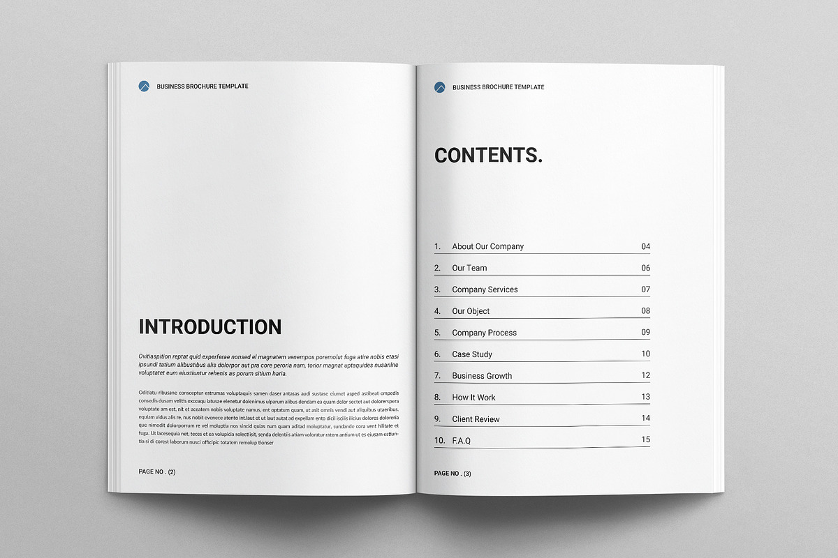 Business Brochure Template, a Brochure Template by E-Type (Photo 2 of 7)