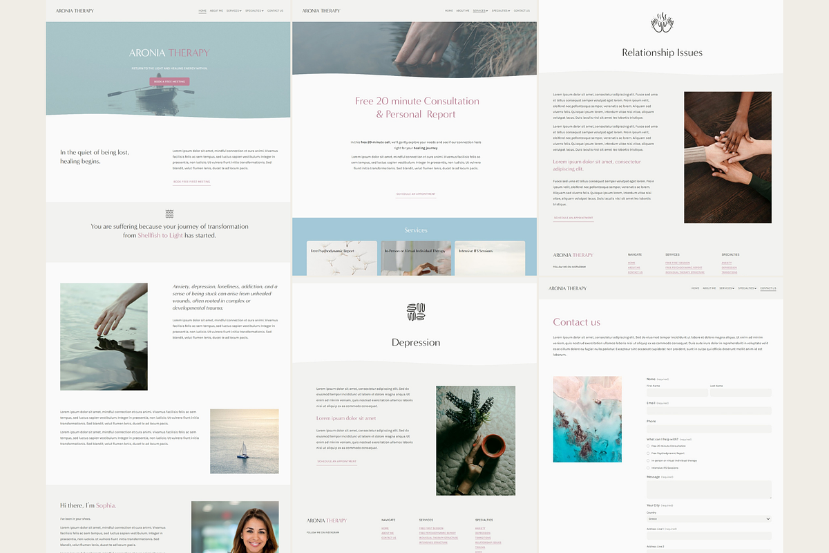 Aronia Squarespace Website Template, a Squarespace Template by Beliveart (Photo 4 of 5)