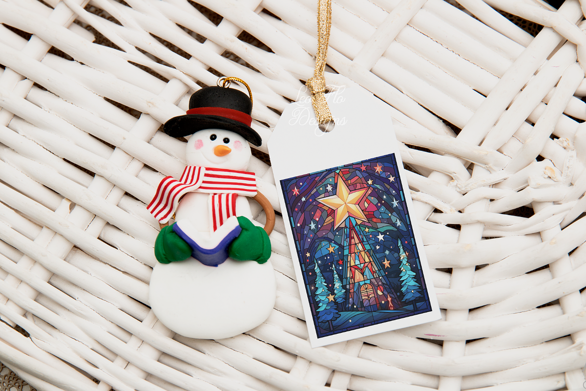 Gift tag Christmas photo template, a Stationery Template by Leo Flo Mockups (Photo 5 of 5)
