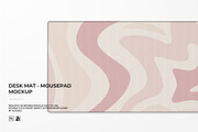 Deskmat - Mousepad Mockup, an Advertising Mockup by Alolieli Studio (Thumbnail 2 of 5)