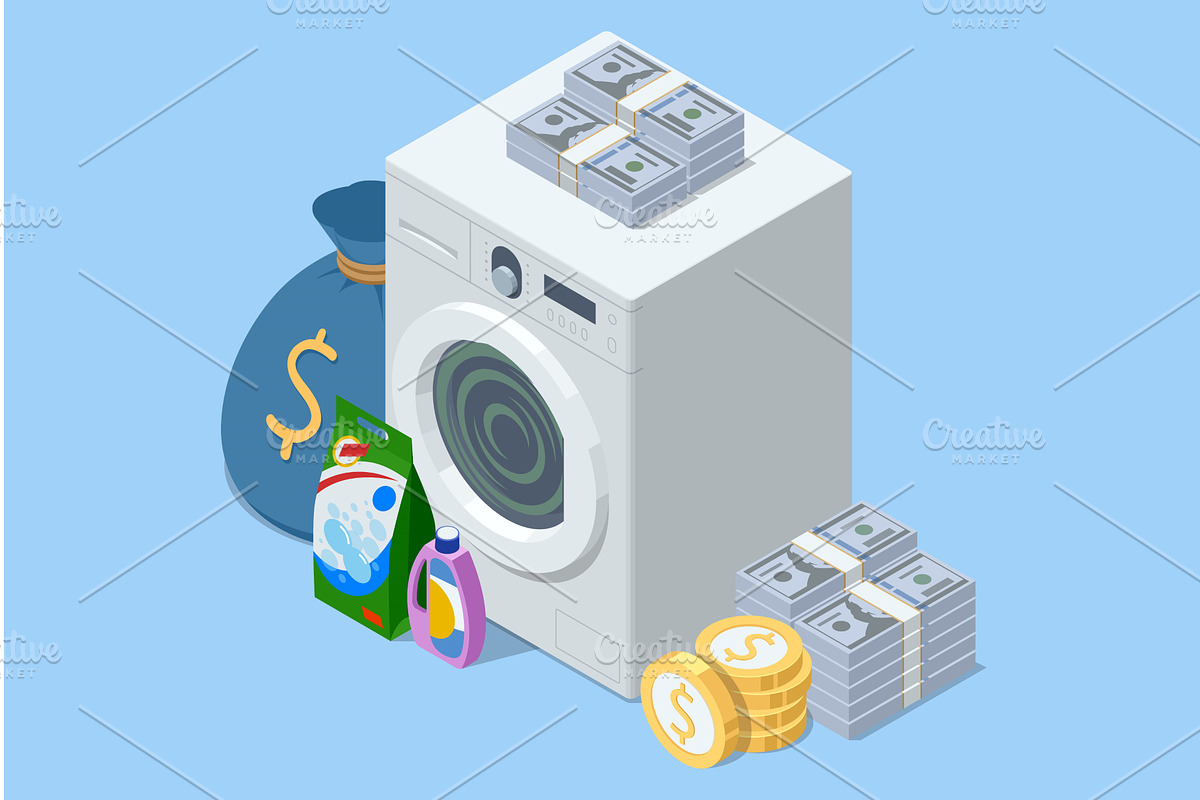 Isometric vector illustration of a, a Finance Illustration by Golden Sikorka