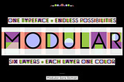 Modular Typeface, a Sans Serif Font by Letterwerk (Thumbnail 3 of 15)