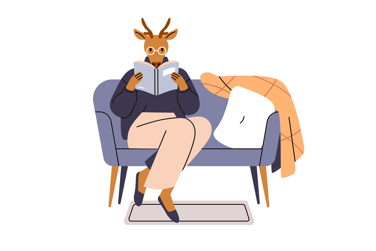 Funny anthropomorphic animals set, an Animal Illustration by Good Studio (Photo 6 of 8)