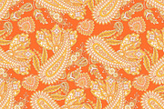 Paisley floral fabric pattern, a Pattern Graphic by antalogiya (Thumbnail 4 of 4)