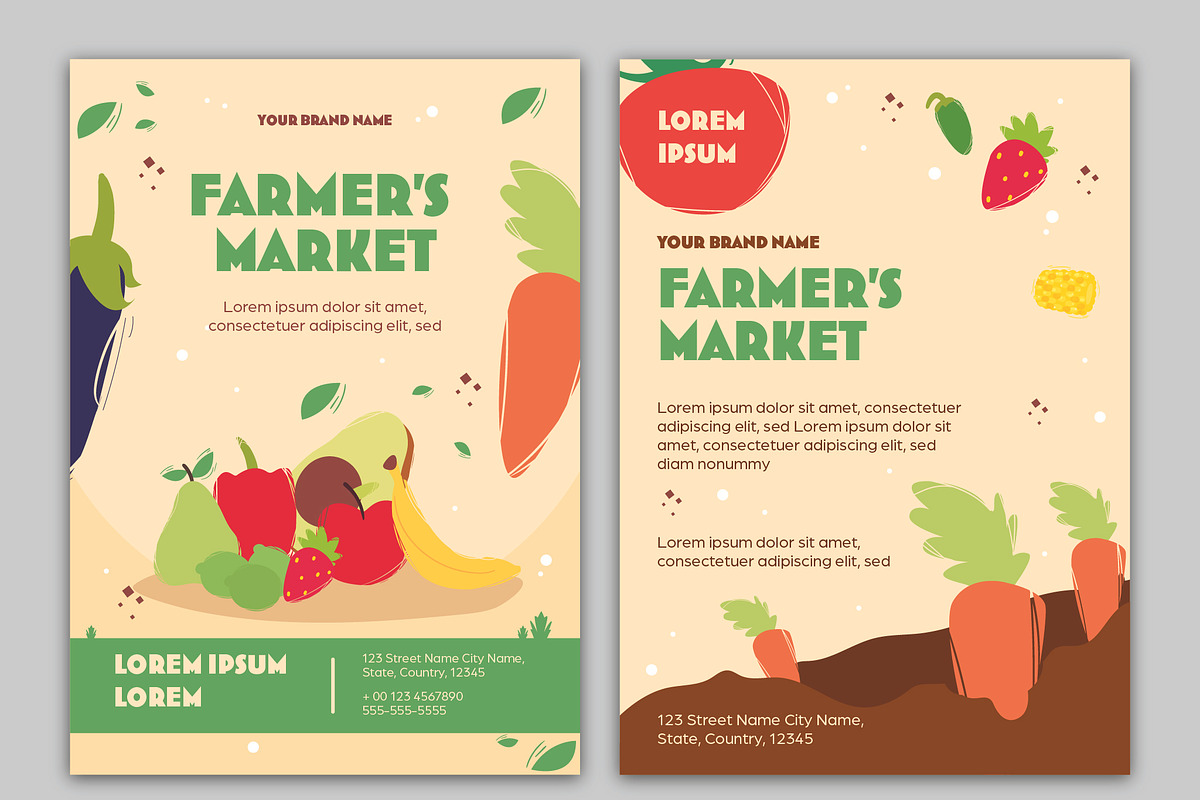 Farmer's Market Flyer, a Templates & Theme by studiogstock (Photo 2 of 2)