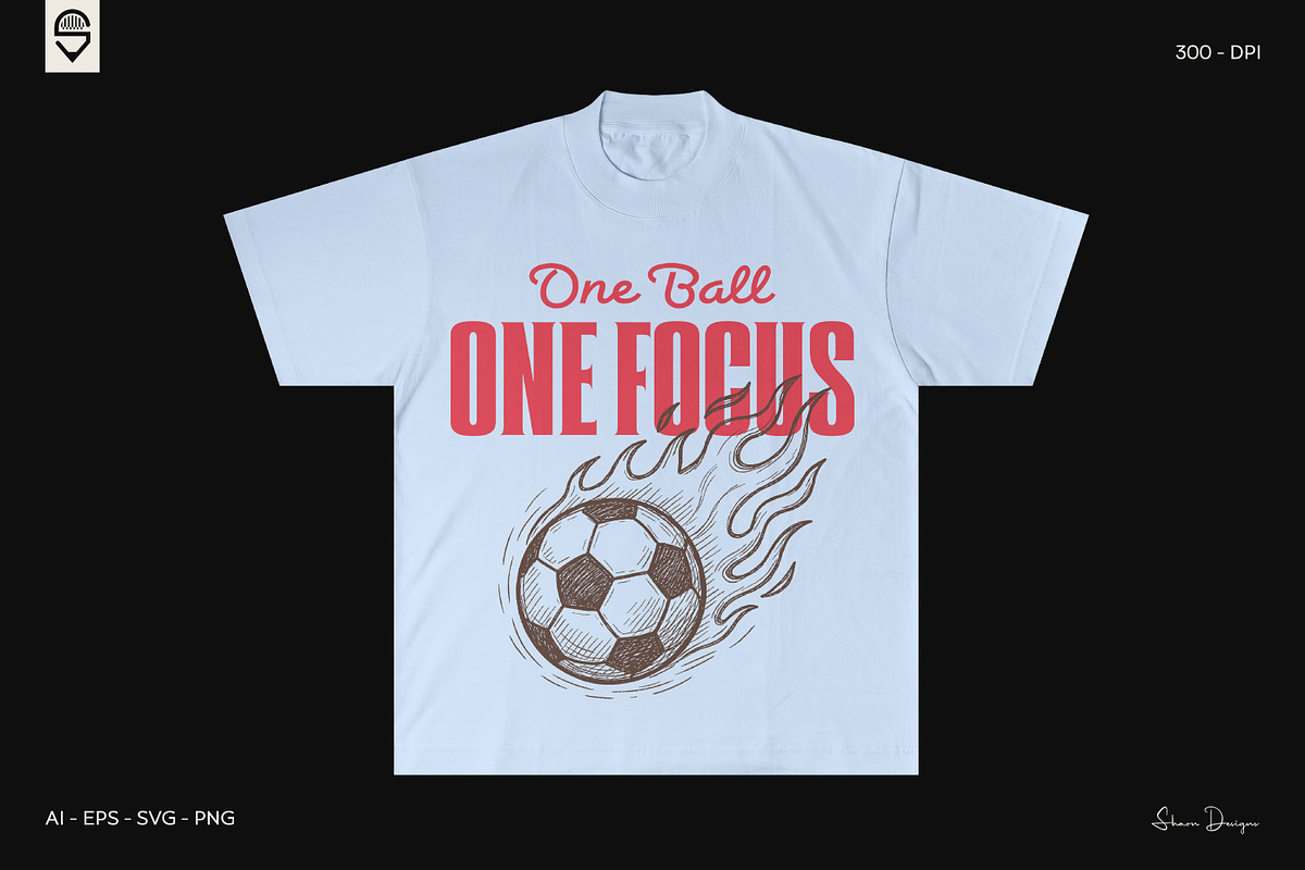 Soccer Ball Character T-Shirt Bundle, a Sport Illustration by shaondesigns (Photo 4 of 10)