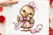 Whimsical Easter Farm Animals Clipar, an Illustration by designcity5 (Thumbnail 3 of 5)