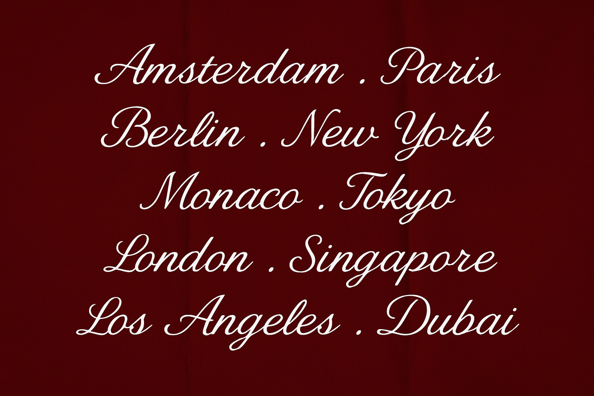 De Lesa Paquetts Classic Script Font, a Script Font by Maulana Creative (Photo 5 of 7)