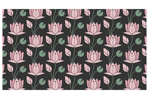 Lotus Flower, a Decorative Illustration by Creative Backgrounds
