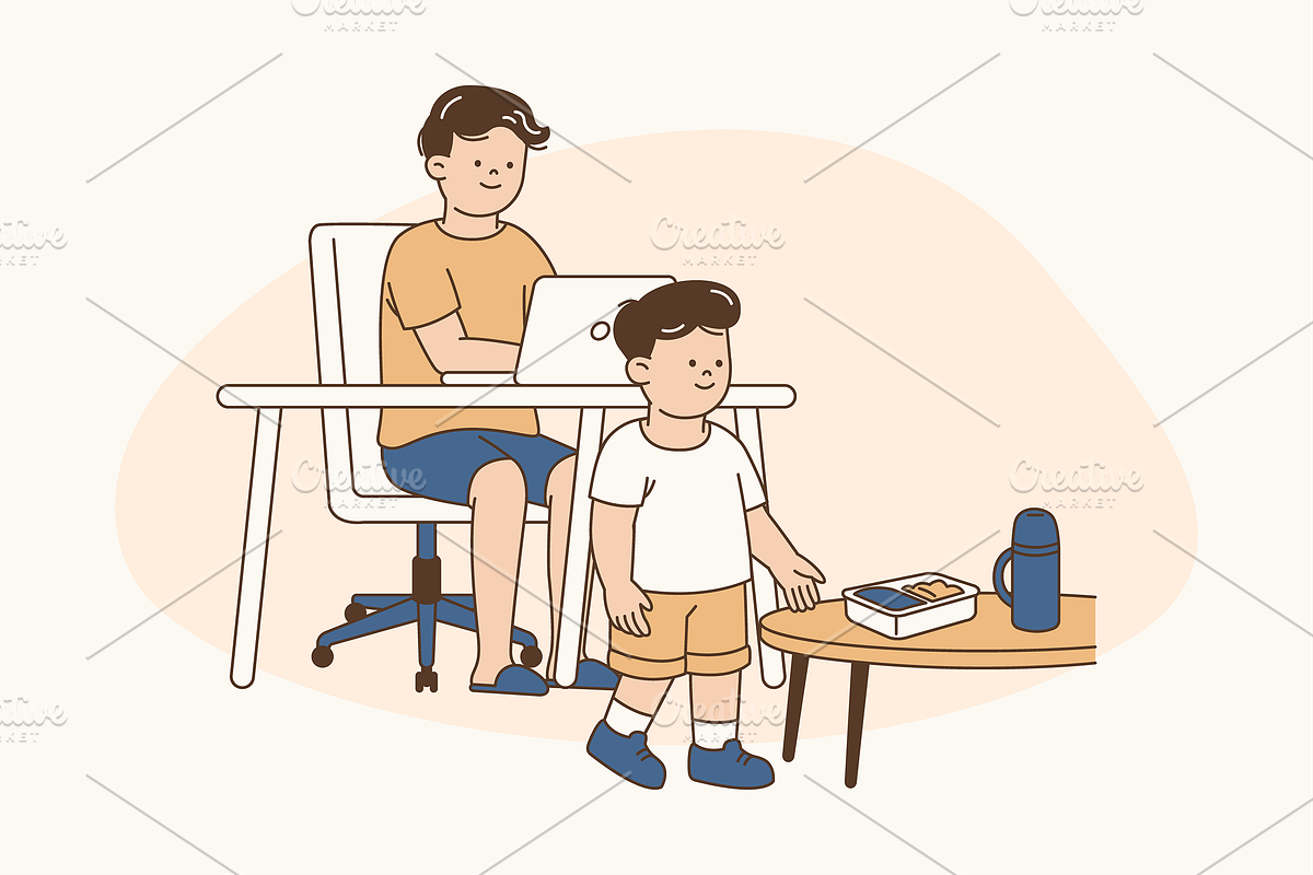 Work Life Blend Illustration, an Object Graphic by Jump Studio (Photo 8 of 12)