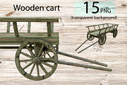 Wooden cart featuring cart, wooden, and old, a Transportation Photo by Tempera (Thumbnail 1 of 2)