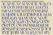 MARITIME DEFENSE - MODERN SERIF FONT, a Serif Font by 177Studio (Thumbnail 8 of 8)