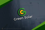 Green Solar Logo Template, a Branding & Logo Template by Avartde Creative