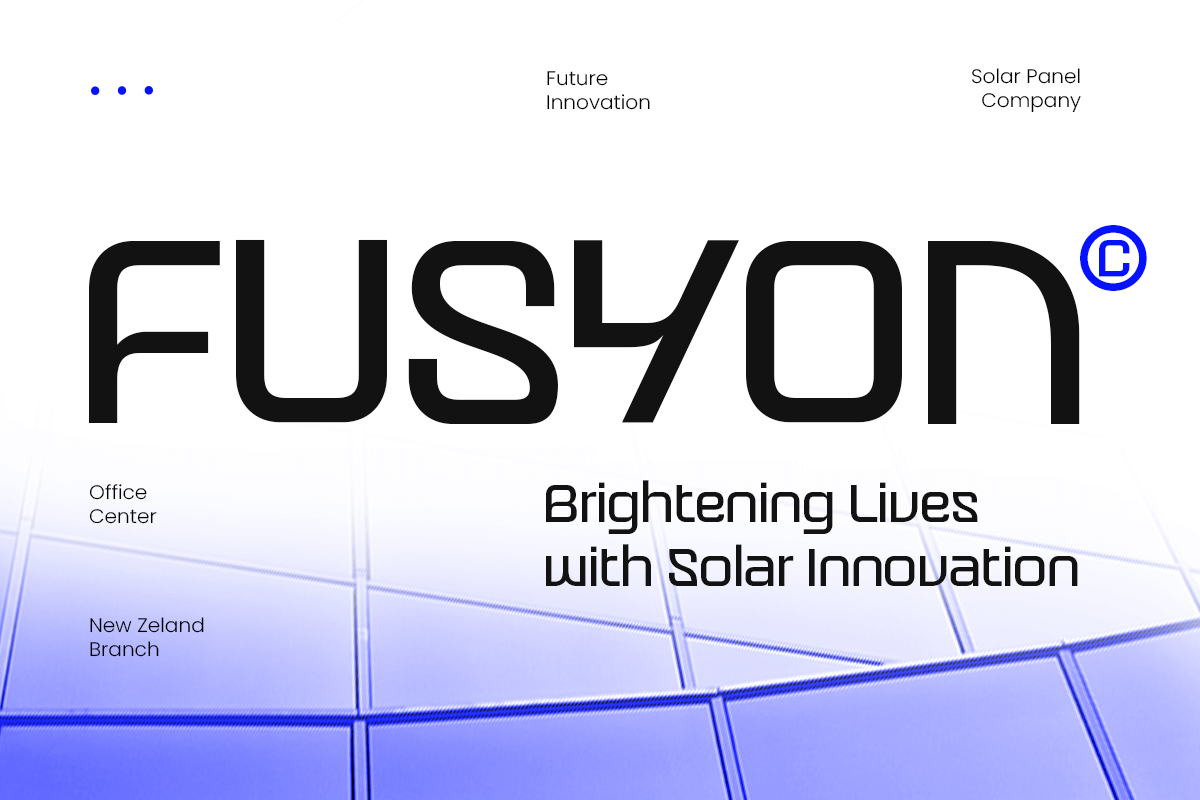 Cyruz - Branding Technology Font, a Sans Serif Font by TokoPress (Photo 2 of 13)