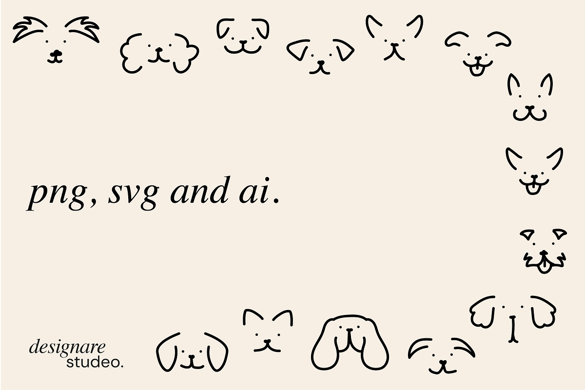Doggys Hand Drawn Illustrations, a Decorative Illustration by ginni illustrations (Photo 5 of 5)