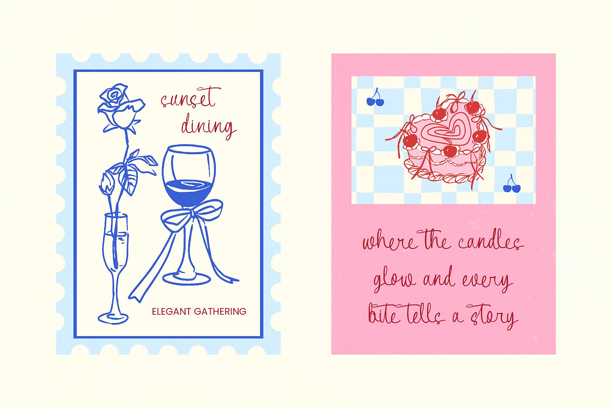 Sweet Fruity Aesthetic Handwritten, a Script Font by Letterena Studios Script (Photo 4 of 10)