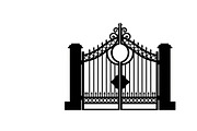 Ornate Iron Gate SVG Bundle, an Illustration by Designs_River (Thumbnail 30 of 31)