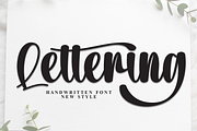 Lettering | Script Font, a Handwritten Font by Scratchones (Thumbnail 1 of 9)