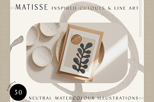 Neutral MATISSE Watercolor Set of 50