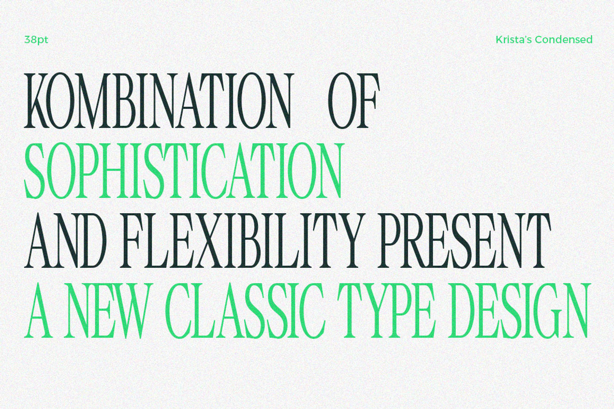 Krista's - Display Serif, a Serif Font by Dora Typefoundry (Photo 10 of 23)