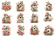 Whimsical Spring Birdhouse Clipart, an Illustration by Designworld (Thumbnail 5 of 8)