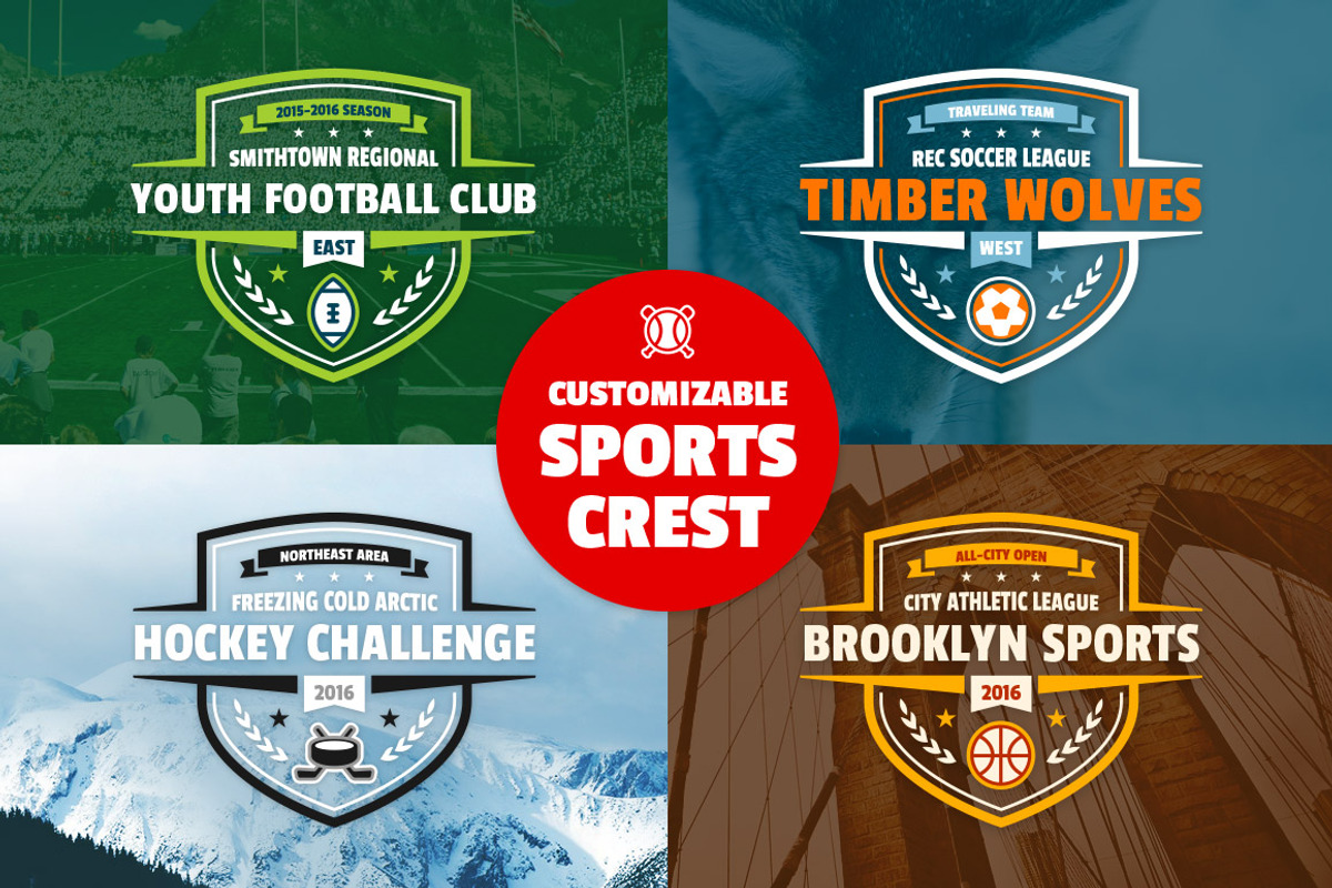 Sports Crest Badge Graphic, a Branding & Logo Template by Ember Studio (Photo 1 of 3)