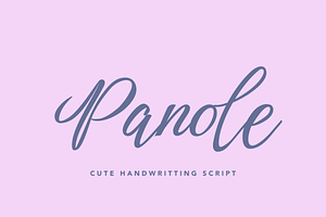 Panole Calligraphy Script