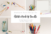 Artistic Mock Up Bundle, a Print Template by Susie Design Co (Thumbnail 1 of 2)