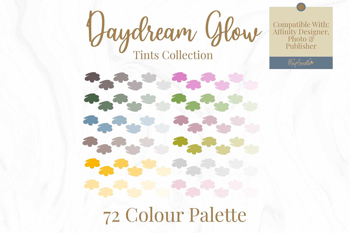 Dreamy Affinity Colour Palette, a Palette Add-On by May Annella (Photo 1 of 8)