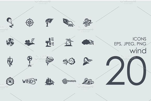 20 Wind Icons