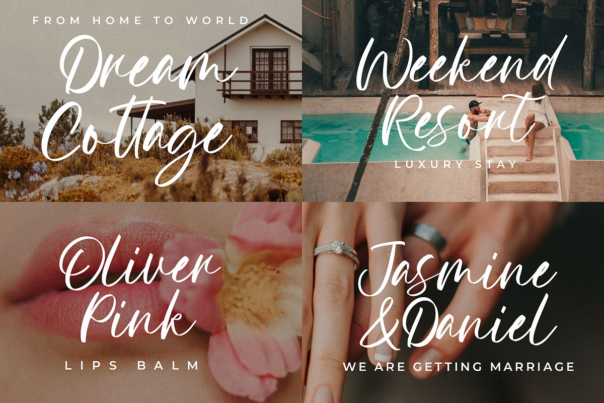 Allendia Modern Script Font, a Script Font by RantautypeStudio (Photo 8 of 15)