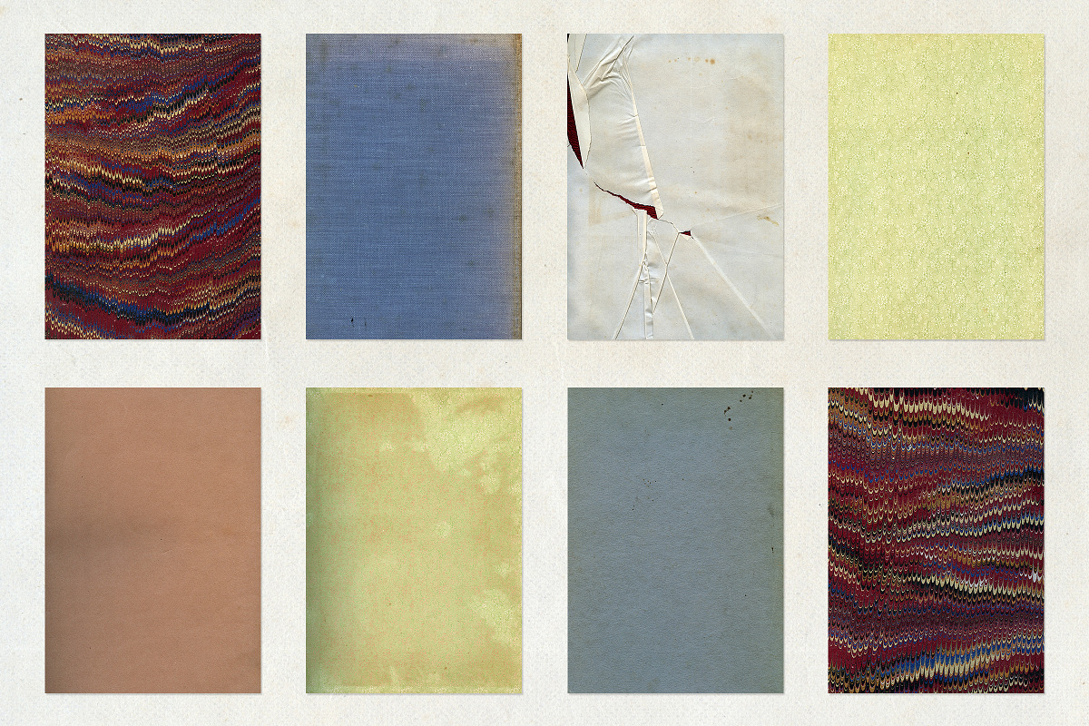 31 Vintage Book & Paper Textures, a Texture Graphic by Century Library