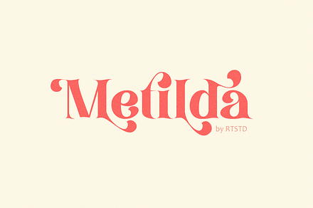Metilda | Fancy Vintage Font