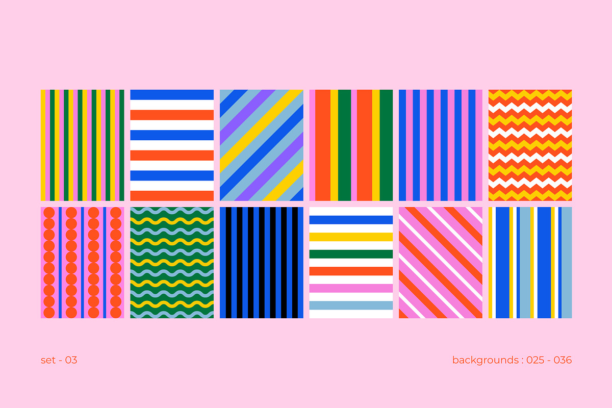 Funky Abstract Backgrounds, a Background Graphic by Léo Alexandre (Photo 4 of 22)