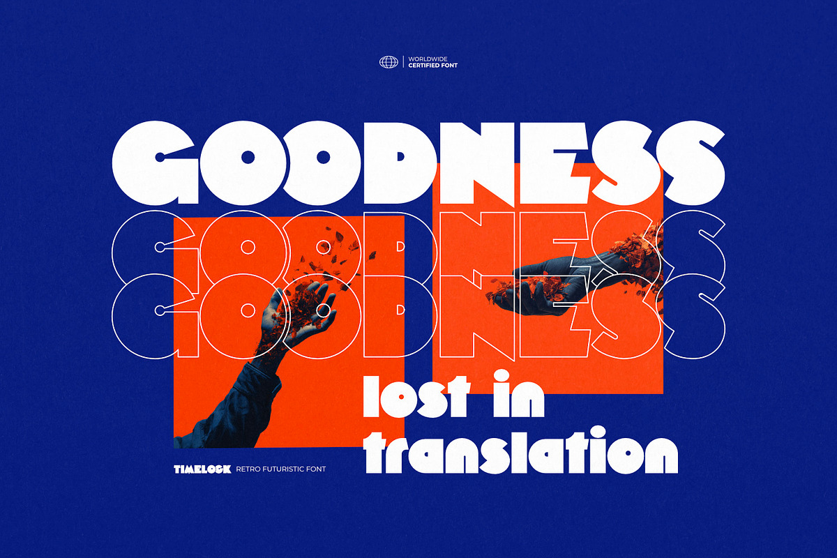 Timelock - Retro Futuristic Font, a Symbol Font by ikiiko (Photo 3 of 7)