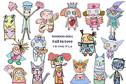 Voodoo Dolls Fall in Love, a Person Illustration by Sense Library (Thumbnail 1 of 6)