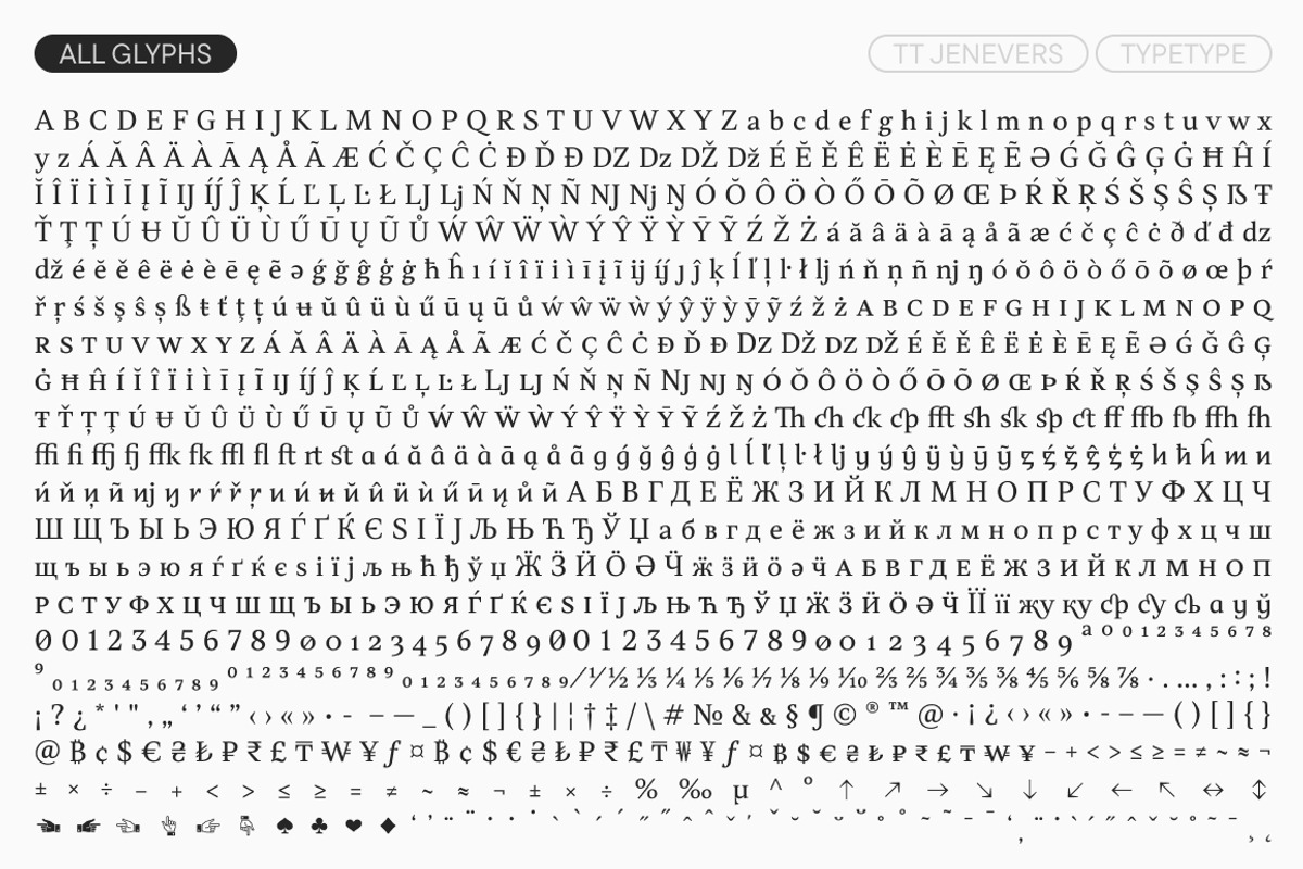 TT Jenevers, a Serif Font by TypeType (Photo 10 of 15)