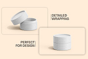 Kraft Cylinder Paper Tube Mockup, a Packaging Mockup by Ram Studio LLC (Thumbnail 7 of 12)