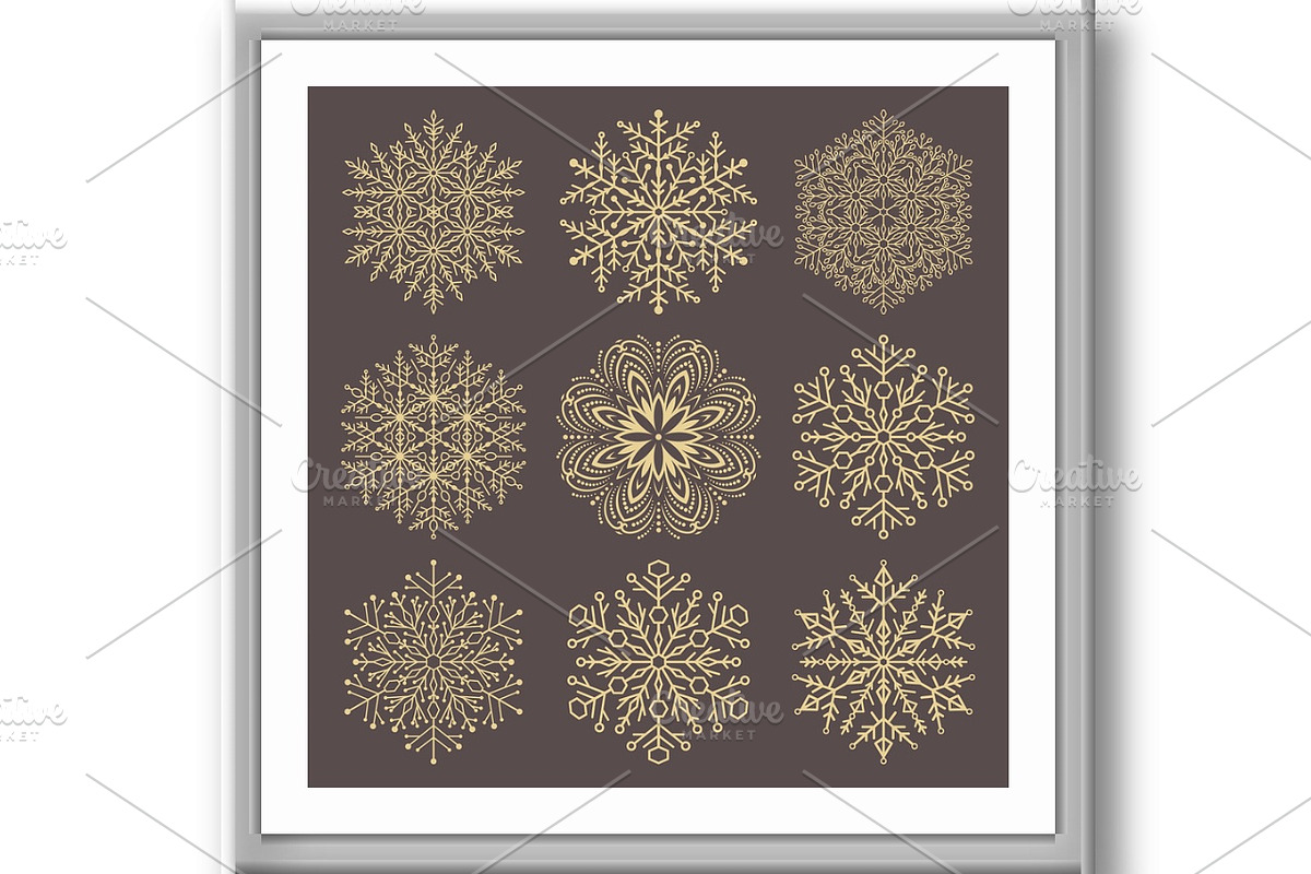 Set of Snowflakes, a Graphic by FineArtStudio (Photo 3 of 3)