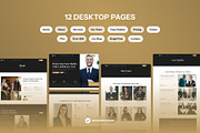 Lawrem - Lawyer & Attorney Service, a WordPress Template by SLAB! Design (Thumbnail 2 of 5)