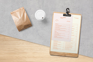 Cafe / Restaurant Menu Template