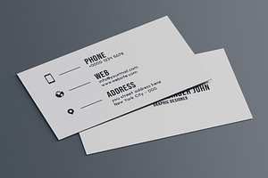 Stylish Minimal Business Card